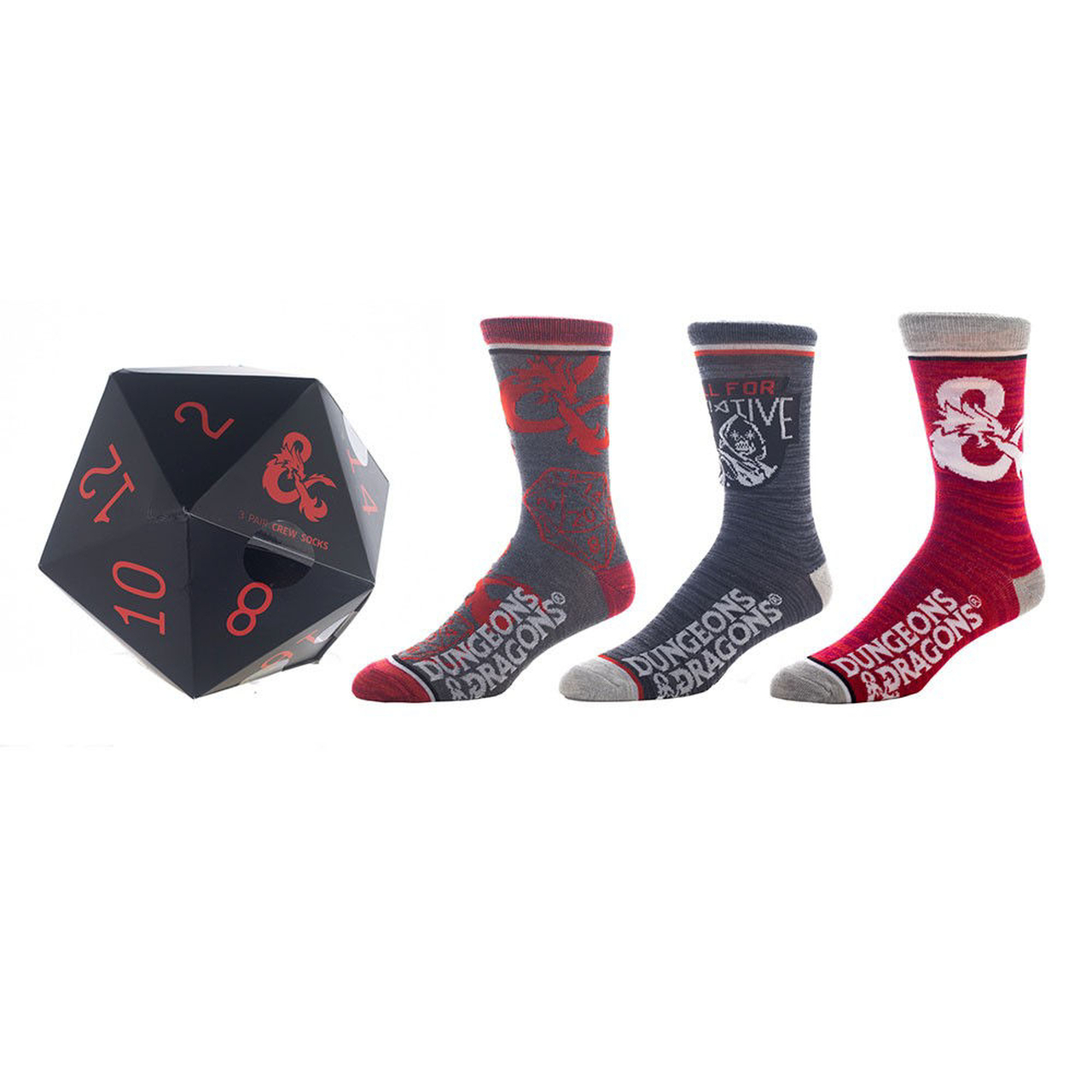 Socks: Dungeons & Dragons Crew (3-pack)
